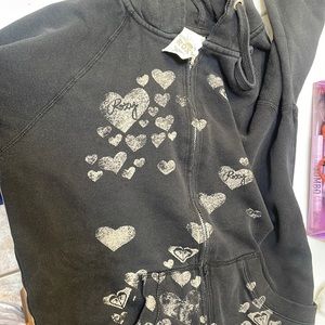 Black roxy hoodie
